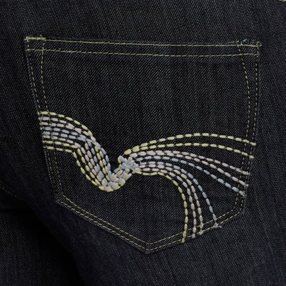 OH! MAMMA Blue Cuffed Capri Jeans with Full Panel 👶 NEW WITH TAG! - Picture 3 of 14